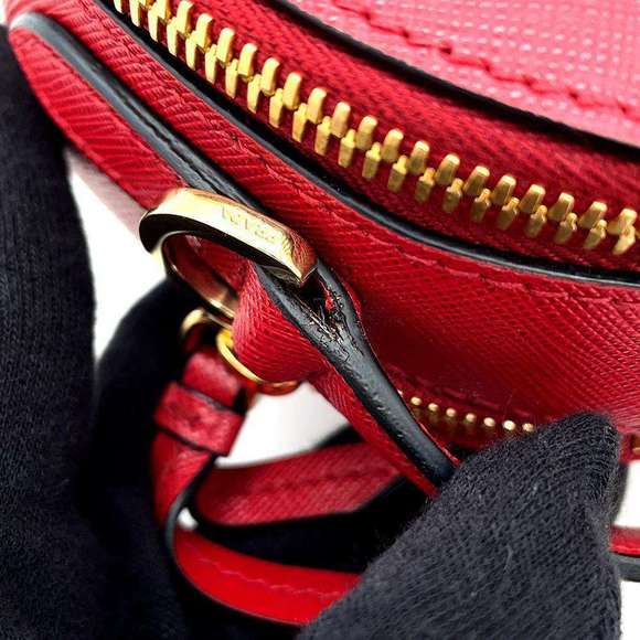 Prada Odette 2way Shoulder Bag Red - Picture 10 of 14